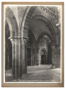 Vorschaubild Vézelay: La Madeleine, Narthex. Foto von Séraphin-Médéric Mieusement Nr. 3282, aufgenommen 1889